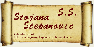Stojana Stepanović vizit kartica